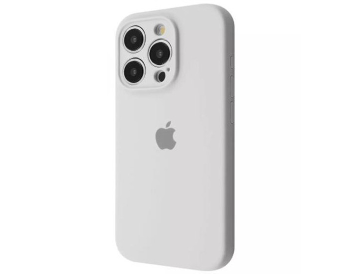 Чехол-силикон оригинал Full Camera Soft Matte iPhone 15 Pro, White