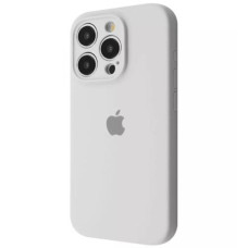 Чехол-силикон оригинал Full Camera Soft Matte iPhone 15 Pro Max (Белый / White)
