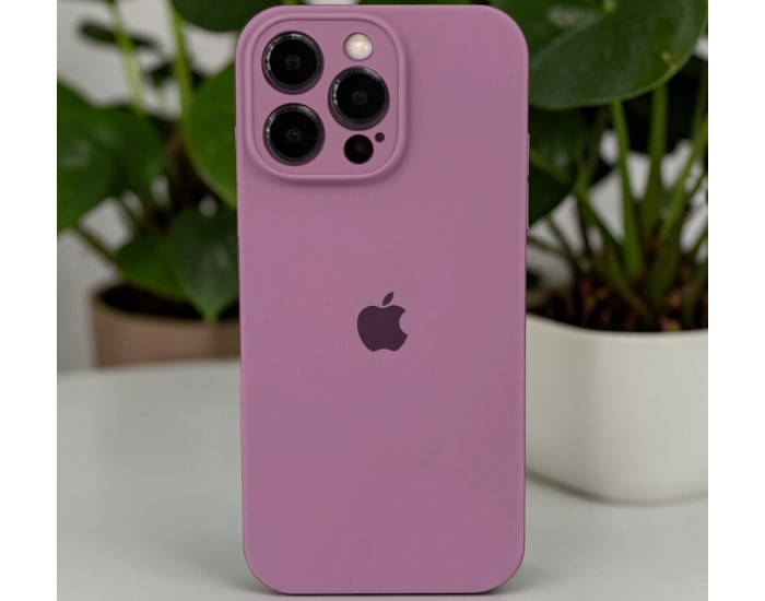 Чехол-силикон оригинал Full Camera Soft Matte iPhone 15 Pro Max, Lilac pride