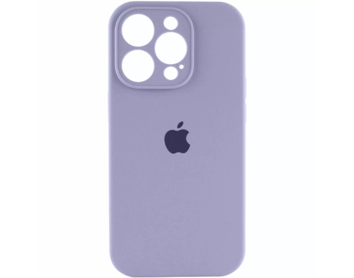 Чехол-силикон оригинал Full Camera Soft Matte iPhone 15 Pro, Lavender grey