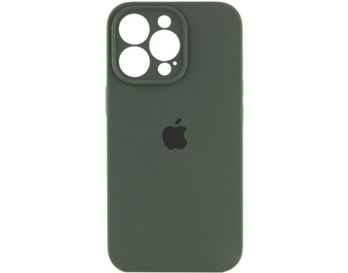Чехол-силикон оригинал Full Camera Soft Matte iPhone 16 Pro Max, Cyprus green