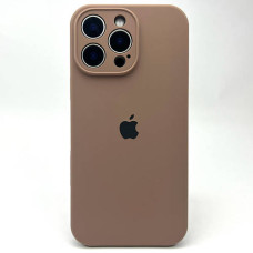 Чехол-силикон оригинал Full Camera Soft Matte iPhone 14 Pro Max, Clay
