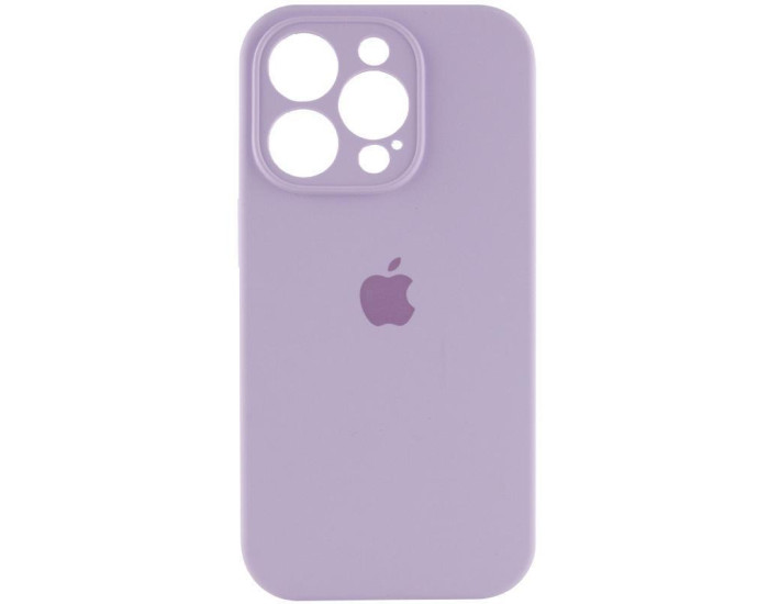 Чехол-силикон оригинал Full Camera Soft Matte iPhone 15 Pro (Сиреневый / Lilac)