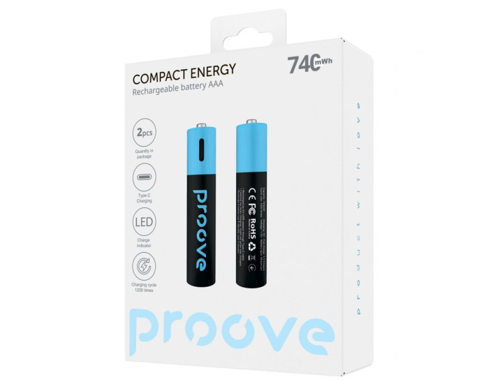 Батарейки Proove Compact Energy AAA (2шт)