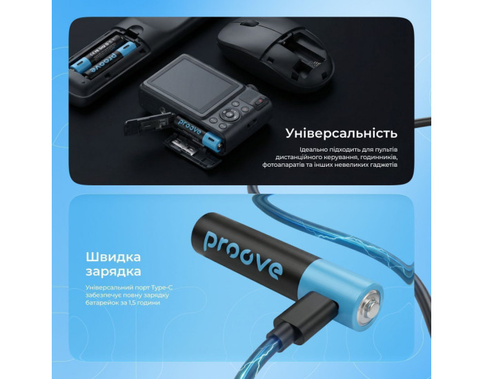 Батарейки Proove Compact Energy AAA (2шт)