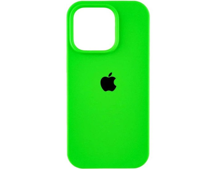 Чехол-силикон оригинал Full Soft Matte iPhone 15 Pro, Party green