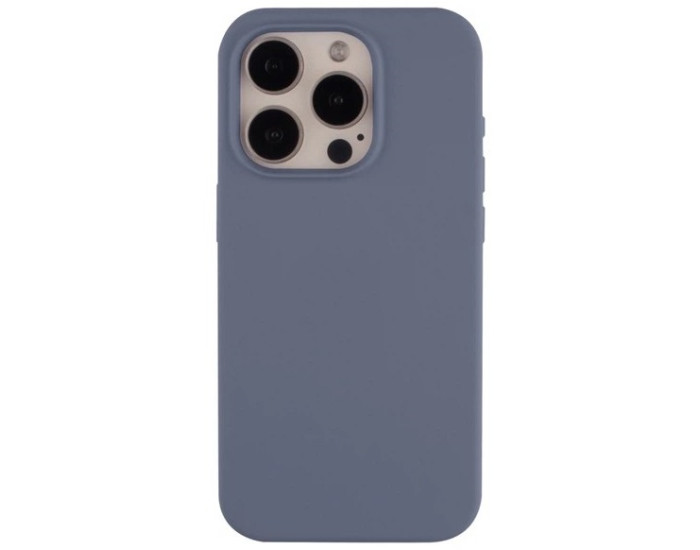 Чехол-силикон оригинал Full Soft Matte iPhone 15 Pro, Lavander gray