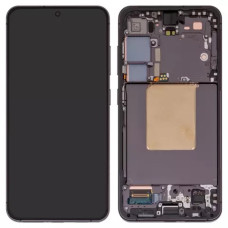 Дисплей с сенсорным экраном (модуль) Samsung S921 Galaxy S24, Onyx Black с рамкой, оригинал (снятый с телефона)