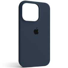 Чехол-силикон оригинал Full Soft Matte iPhone 16 Pro Max (Синий / Deep navy)