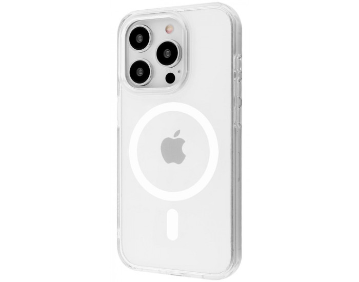 Чехол-силикон Proove Blossom Case with Magnetic Ring iPhone 15 Pro, белый