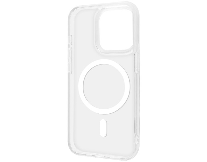 Чехол-силикон Proove Blossom Case with Magnetic Ring iPhone 15 Pro, белый