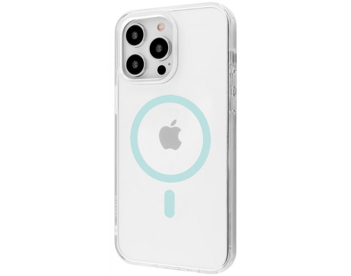 Чехол-силикон Proove Blossom Case with Magnetic Ring iPhone 15 Pro Max, мятный