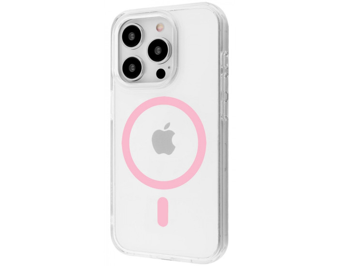 Чехол-силикон Proove Blossom Case with Magnetic Ring iPhone 16 Pro, розовый
