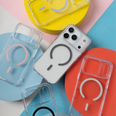 Чехол-силикон Proove Blossom Case with Magnetic Ring iPhone 16 Pro, белый