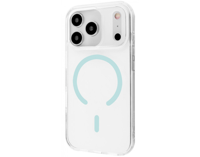 Чехол-силикон Proove Blossom Case with Magnetic Ring iPhone 17 Pro, мятный