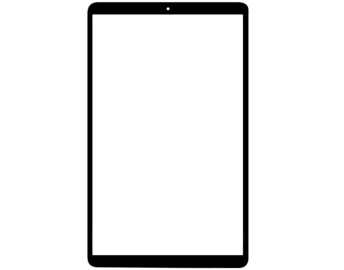 Стекло фронтальное с OCA пленкой Samsung T510 Galaxy Tab A 10.1 2019 Wi-Fi / T515 LTE, черное с олеофобным покрытием, оригинал