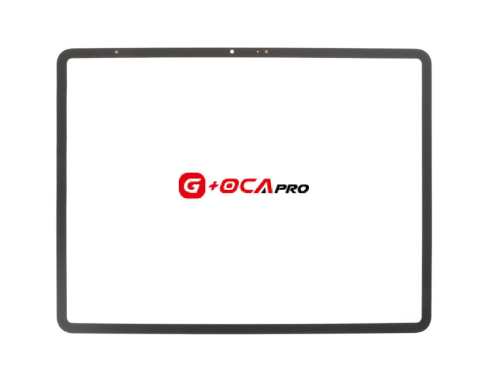 Стекло фронтальное с OCA-пленкой iPad Air 13 2024, черное оригинал G+OCA PRo