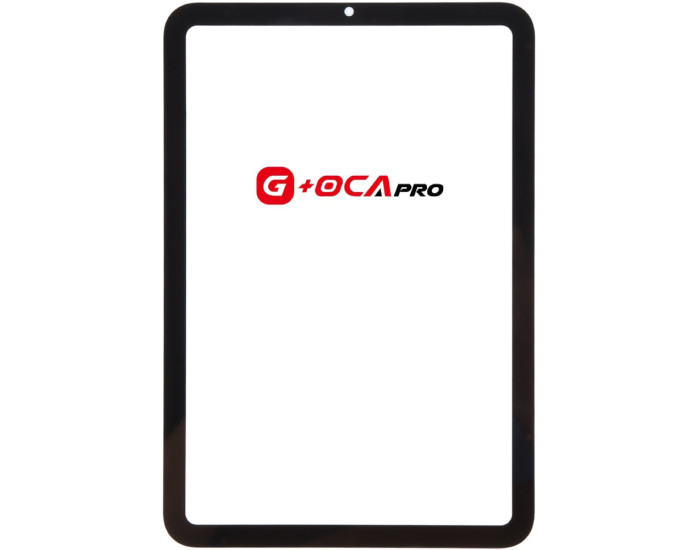 Стекло фронтальное с OCA-пленкой iPad mini 6, черное оригинал G+OCA Pro