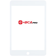 Стекло фронтальное с OCA-пленкой iPad mini 4, белое оригинал G+OCA Pro
