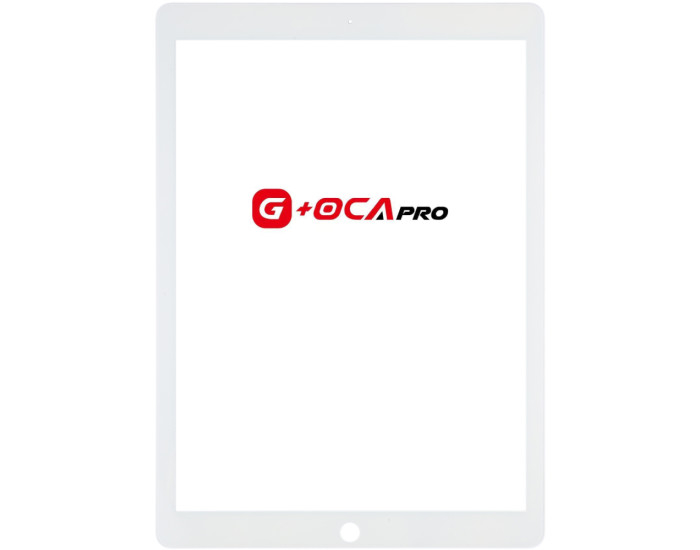 Стекло фронтальное с OCA-пленкой iPad Pro 12.9 2015, белое, оригинал G+OCA PRo