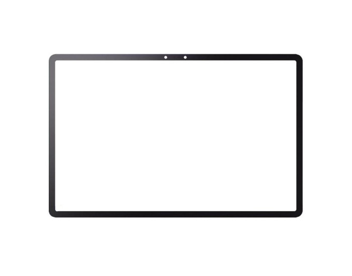 Стекло фронтальное с OCA-пленкой Lenovo Tab P11 Pro, TB-J706F LTE, черное