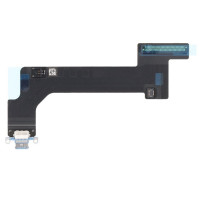 Шлейф iPad 2022, 10th, LTE, коннектора зарядки с компонентами, Blue, оригинал