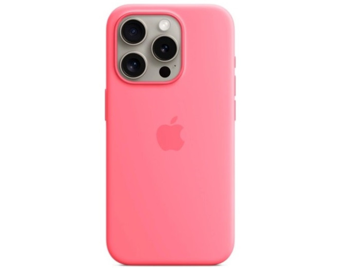 Чехол-силикон оригинал Full Soft Matte with MagSafe iPhone 15 Pro, Pink