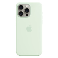 Чехол-силикон оригинал Full Soft Matte with MagSafe iPhone 15 Pro Max, Soft mint