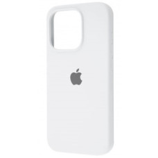 Чехол-силикон оригинал Full Soft Matte with MagSafe iPhone 15 Pro (Белый / White)