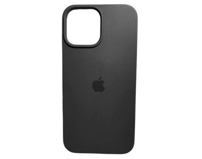 Чехол-силикон оригинал Full Soft Matte with MagSafe iPhone 15 Pro (Черный / Black)
