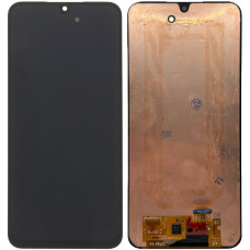Дисплей с сенсорным экраном (модуль) Samsung A165 A16 4G /A166 A16 /A266 A26 /M166 M16, черный, оригинал с разборки