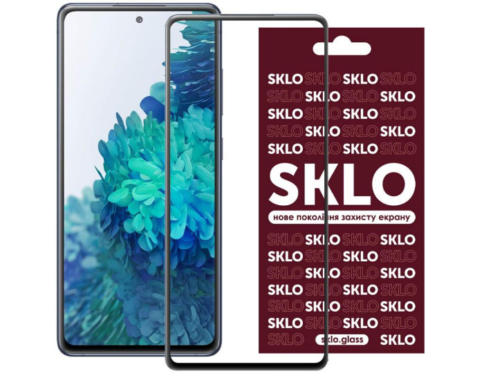 Защитное стекло SKLO Samsung S25 FE /A57 5G, 5D Black