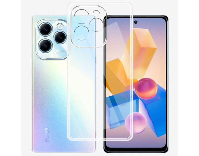 Чехол-силикон Epic Transparent 1,5mm Full Camera Infinix Hot 40 /40 Pro /Techno Spark 20 Pro, прозрачный