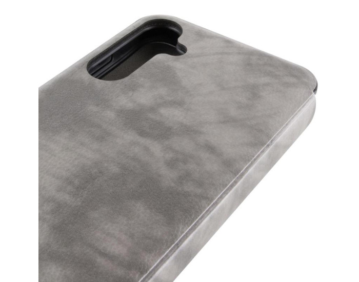 Чохол-книга шкіряний Belora Samsung A37 5G, Сірий