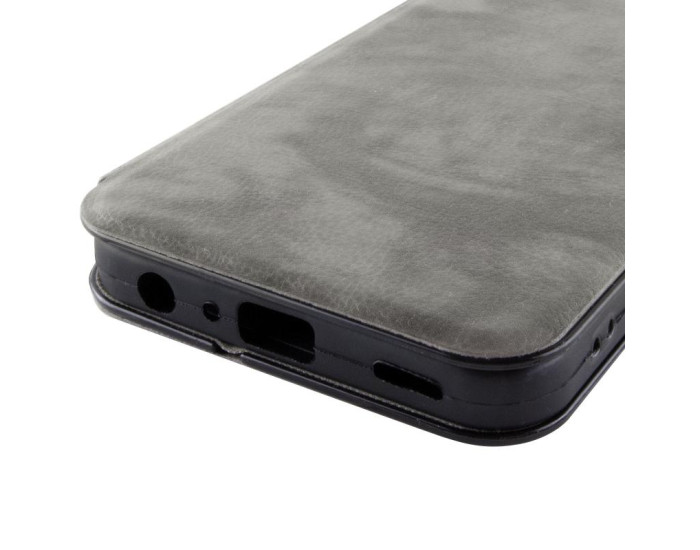 Чохол-книга шкіряний Belora Samsung A37 5G, Сірий