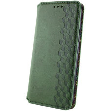 Чохол-книга шкіряний GETMAN Cubic Samsung Galaxy A57 5G, Зелений