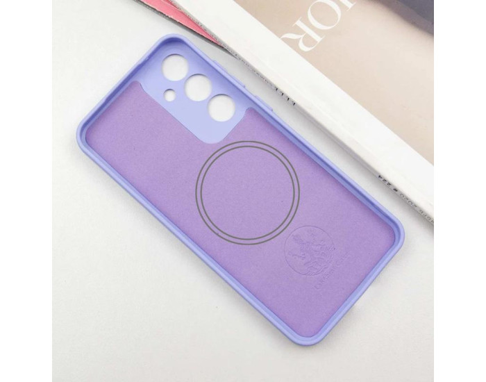 Чохол-силікон Lakshmi Full Camera with Magnetic Fit Samsung S24 Plus, бузковий