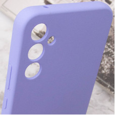 Чохол-силікон Silicone Lakshmi Full Camera Samsung S926 S24 Plus, бузковий