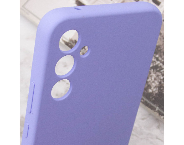 Чохол-силікон Silicone Lakshmi Full Camera Samsung S926 S24 Plus, бузковий