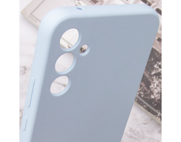 Чохол-силікон Silicone Lakshmi Full Camera Samsung S926 S24 Plus, Блакитний