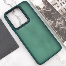 Чохол-силікон TPU+PC Lyon Frosted Infinix Hot 40, Зелений