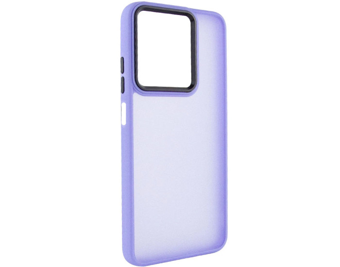 Чохол-силікон TPU+PC Lyon Frosted Infinix Hot 40, фіолетовий