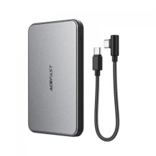 Портативная батарея (Power Bank) Acefast M30 PD20W Magnetic with cable 5000mAh, черная