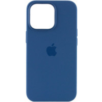Чехол-силикон оригинал Full Soft Matte iPhone 15 Pro, Blue jay