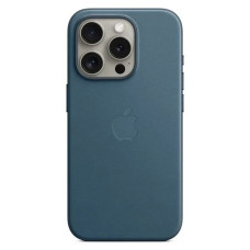 Чехол-силикон оригинал FineWoven Case with MagSafe iPhone 15 Pro, Pacific blue