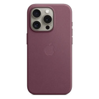 Чехол-силикон оригинал FineWoven Case with MagSafe iPhone 15 Pro, Mulberry