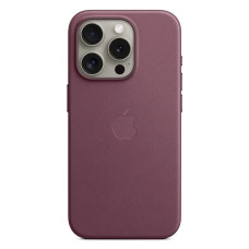 Чехол-силикон оригинал FineWoven Case with MagSafe iPhone 15 Pro, Mulberry