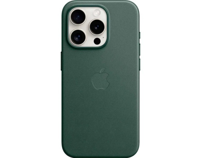 Чохол-силікон Original FineWoven Case with MagSafe iPhone 15 Pro, Ever green