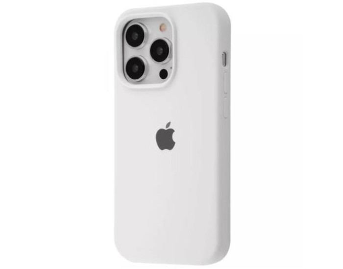 Чехол-силикон оригинал Full Soft Matte iPhone 15 Pro Max, White