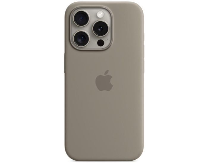Чехол-силикон оригинал Full Soft Matte iPhone 15 Pro Max, Pebble